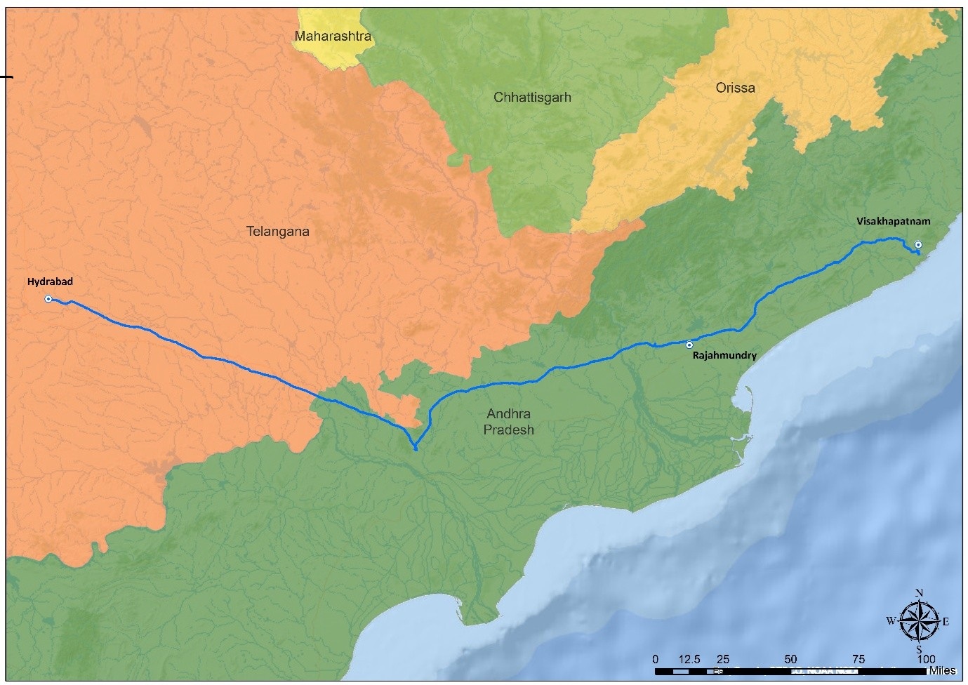Vizag Secunderabad Map